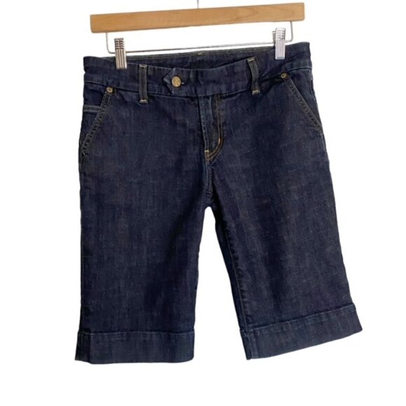 Citizens of Humanity Ios Bermuda Shorts in Dark Paris 27 - Picture 1 of 4
